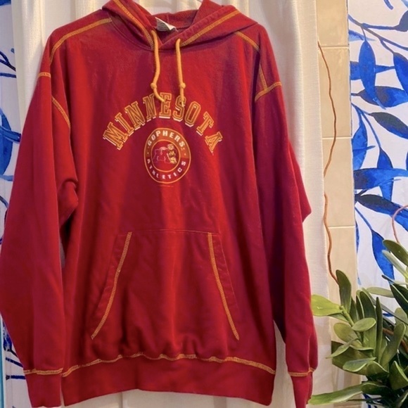 University of Minnesota Golden Gophers Cotton & Polyester Hoodie Sweatshirt - Picture 1 of 6